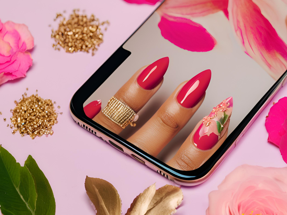 foto de unhas de perfil para nail designer-imagem ilustrativa